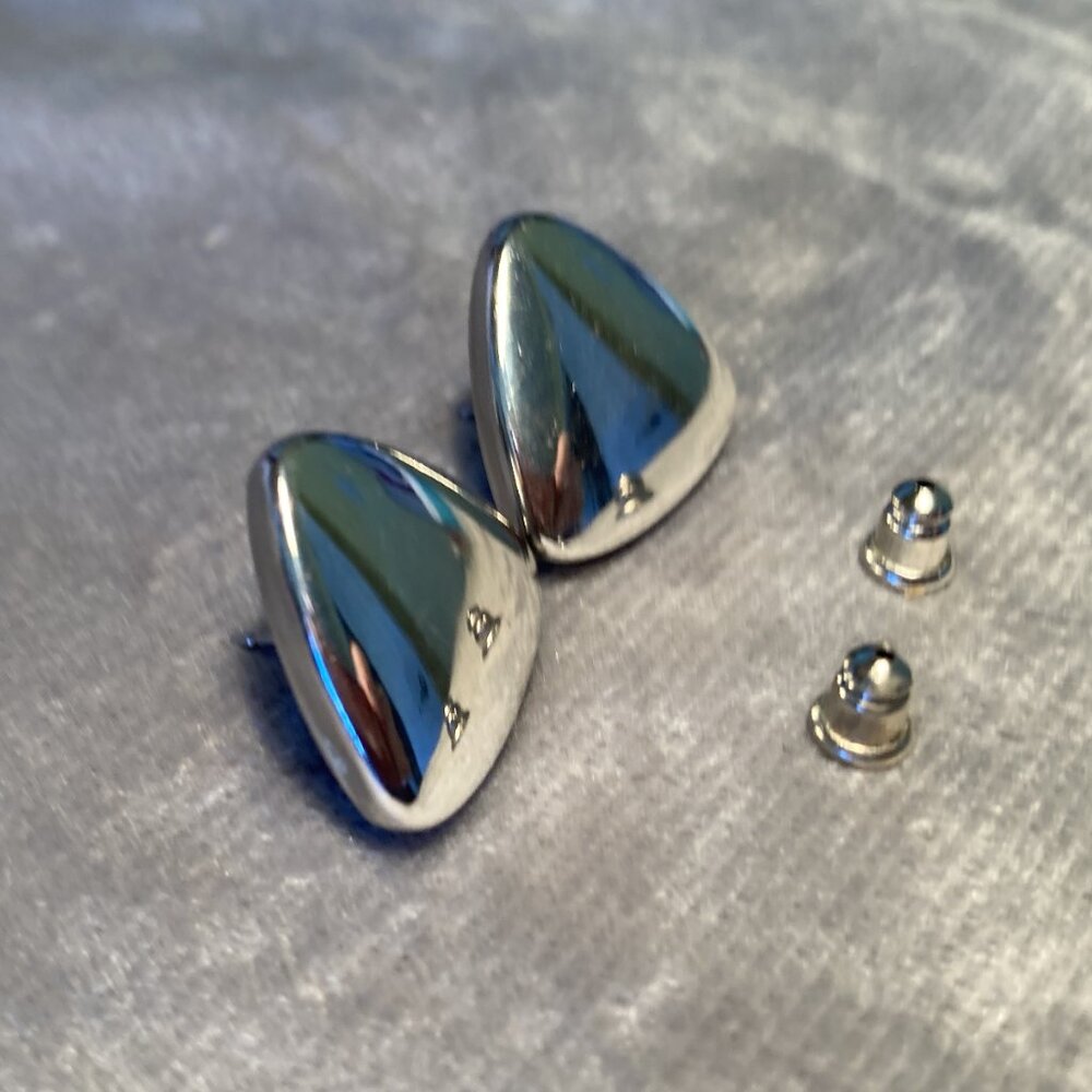 Silver Tone post Earrings